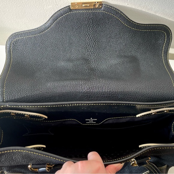 SOLD Louis Vuitton L’ Absolu De Voyage Noir Suhali Satchel Large - Picture 6 of 16